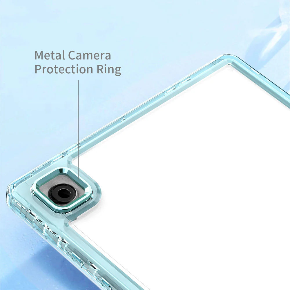 Samsung Galaxy Tab S10 Ultra Case | Transparent Rugged with Strap, Kickstand & X-Mount