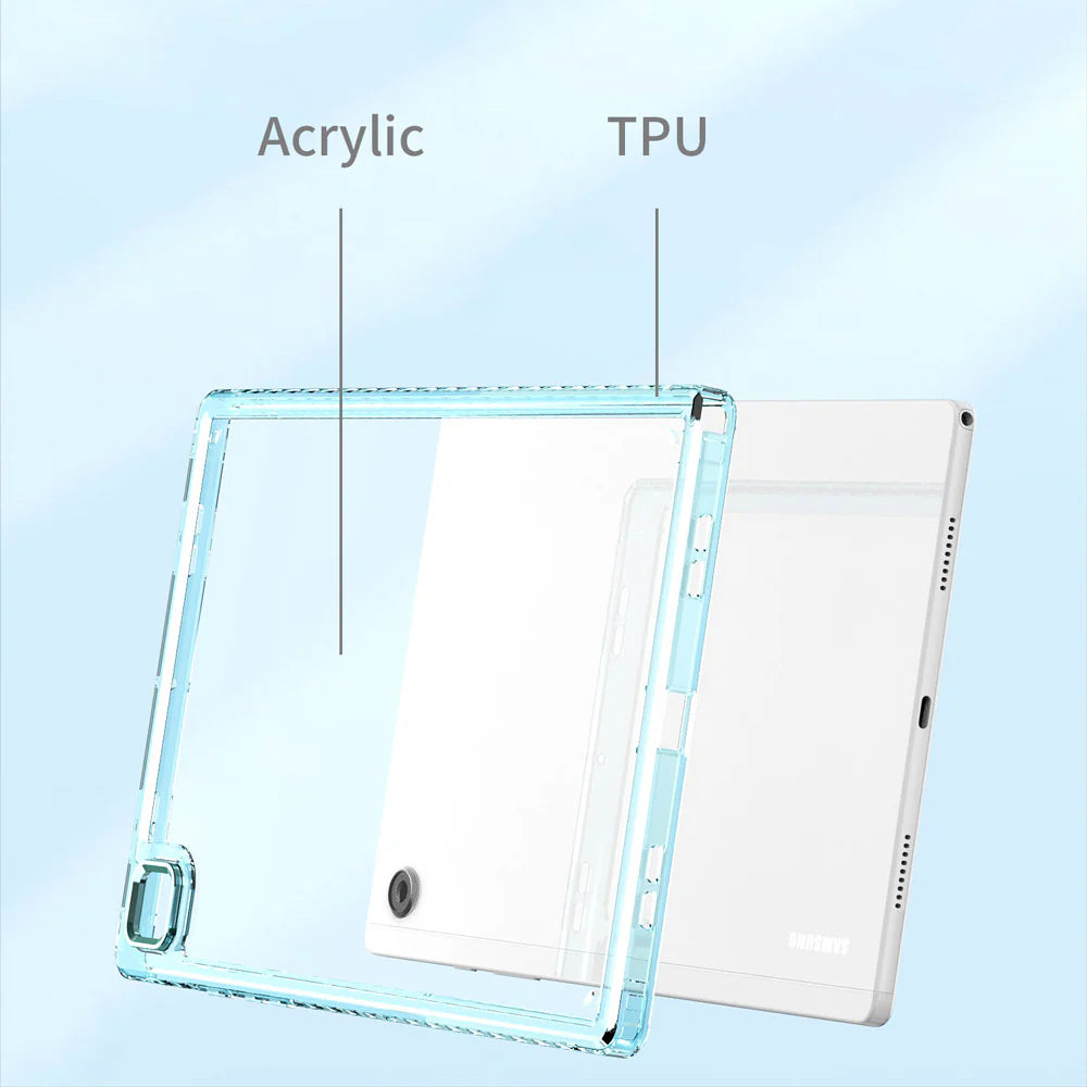 Samsung Galaxy Tab S10 Ultra Case | Transparent Rugged with Strap, Kickstand & X-Mount