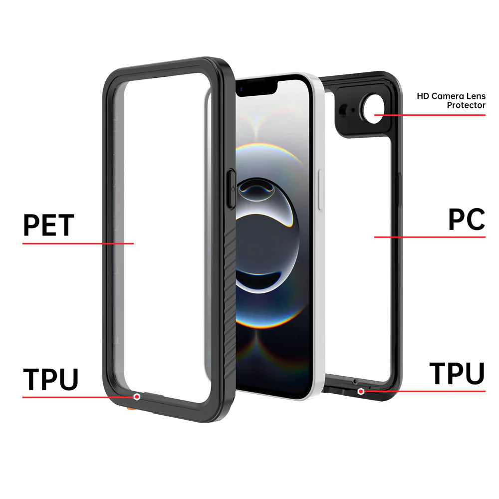 MN-IPH-16E | iPhone 16e | Waterproof Case IP68 Shock & Water Proof Cover
