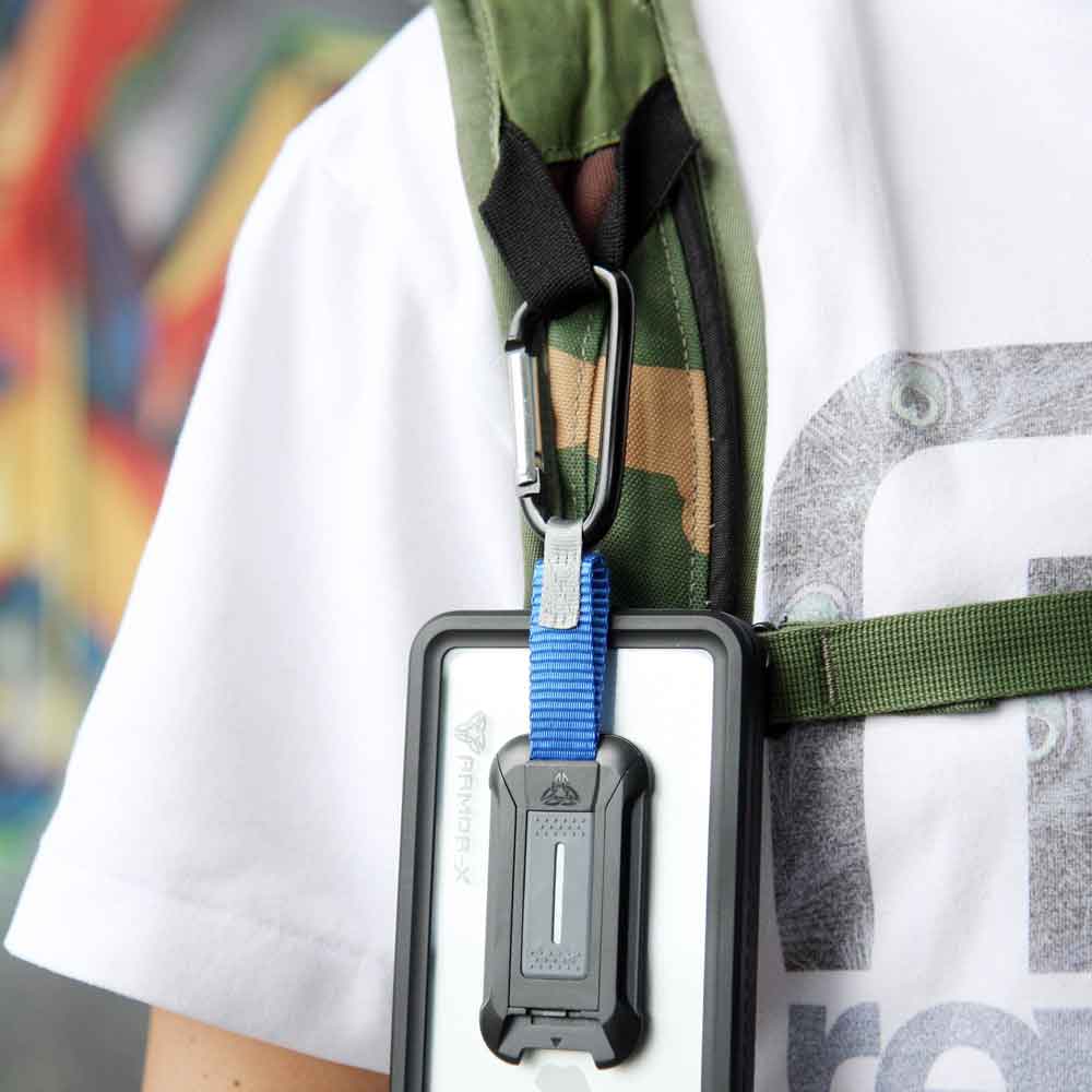 Samsung Galaxy S24 FE SM-S721 Waterproof Case | IP68 shock & water proof Cover w/ X-Mount & Carabiner