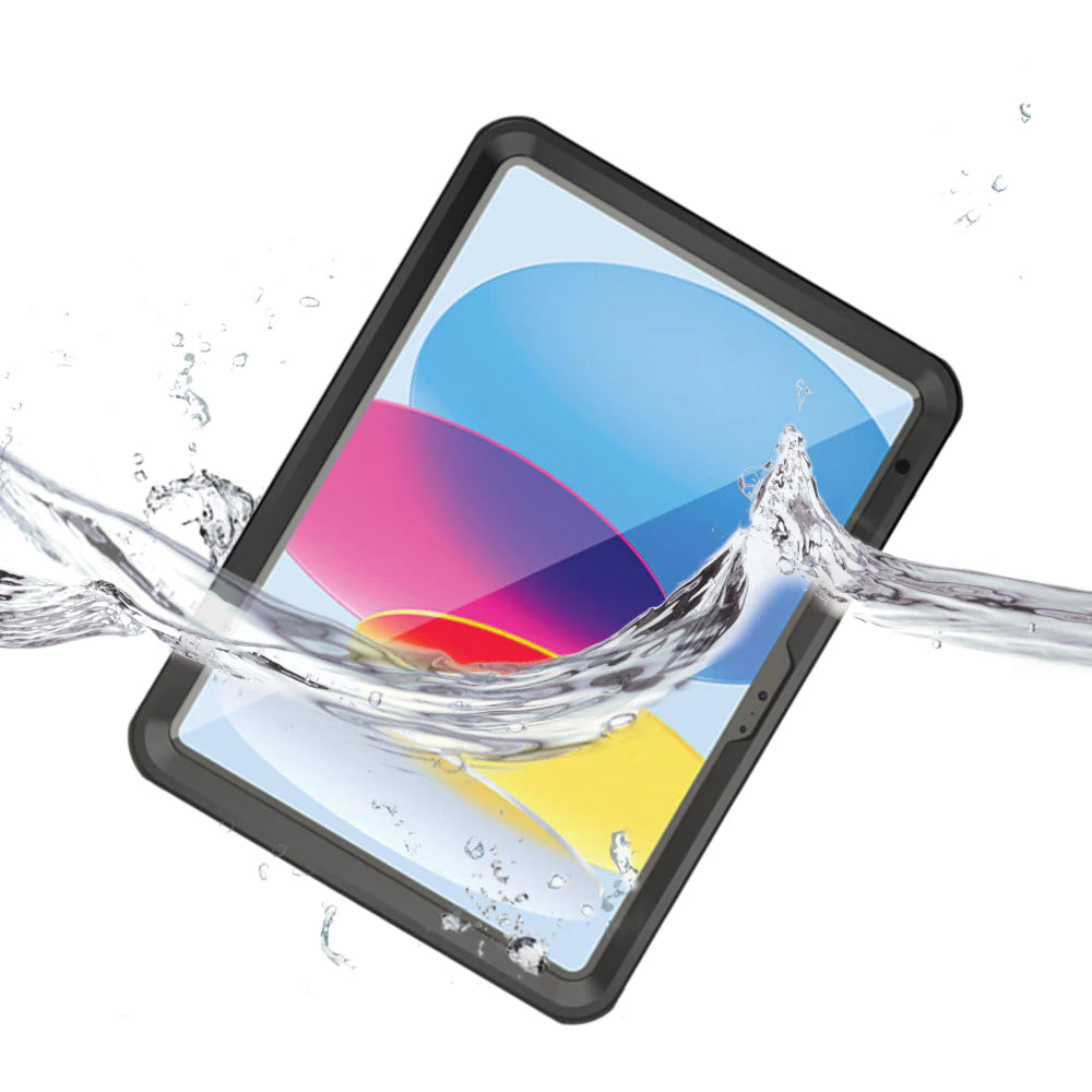 MXS-iPad-N5 | iPad 10.9 (10th Gen.) | IP68 Waterproof, Shock & Dust Proof Case With Handstrap & Kickstand & X-Mount