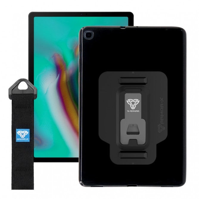 SAMSUNG GALAXY TAB A 10.1 2019 T510 T515 | PROTECTIVE CASE W/ HAND STRAP & X-MOUNT | PXT-SS40