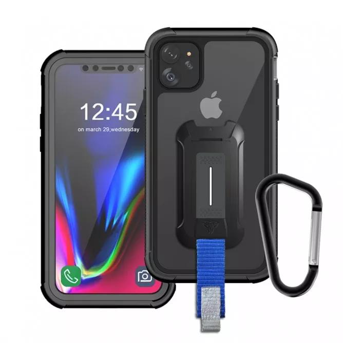 iPhone 11 6.1 Waterproof Case | IP68 Shock & Water Proof Cover W/ X-Mount & Carabiner | MX-IPH-11