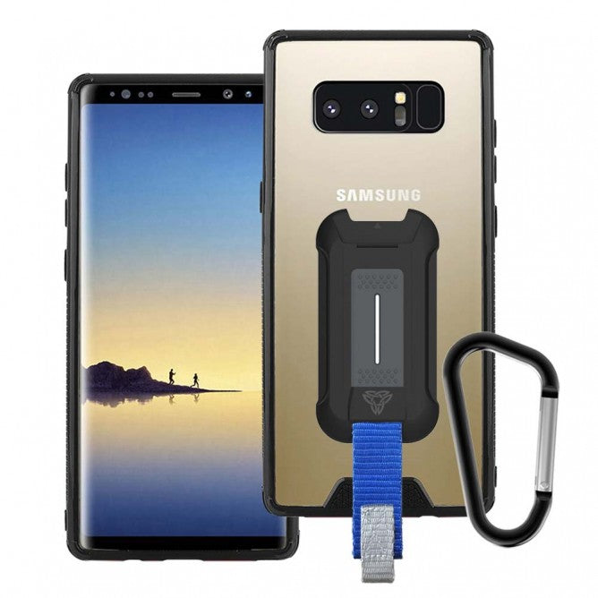 Samsung Galaxy Note 8 | Shockproof Rugged Case W/ Key Mount & Carabiner | BX1-N8-BK