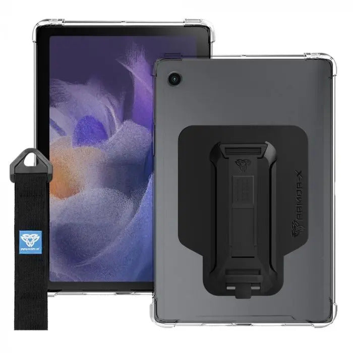Samsung Galaxy Tab A8 (X200/X205) | Slim Rugged Case with Strap, Kickstand & X-Mount