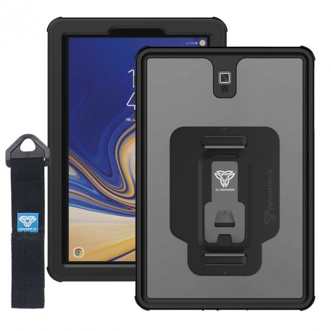 SAMSUNG GALAXY TAB S4 10.5 T830 T835 | IP68 ULTIMATE WATERPROOF CASE W/ HANDSTRAP | MXS-S4