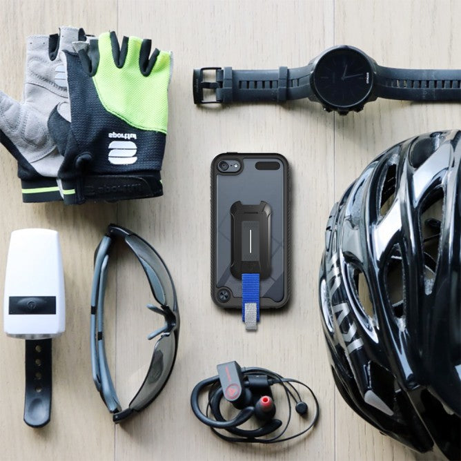 HX-IPTH-BK APPLE IPOD TOUCH 5TH 6TH 7TH GEN. CASE PROTECTION MILITARY GRADE W KEY MOUNT & CARABINER