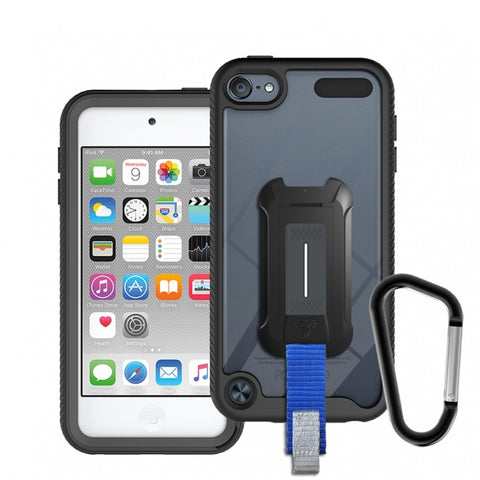 HX-IPTH-BK  APPLE IPOD TOUCH 5TH 6TH 7TH GEN. CASE  PROTECTION MILITARY GRADE W KEY MOUNT & CARABINER
