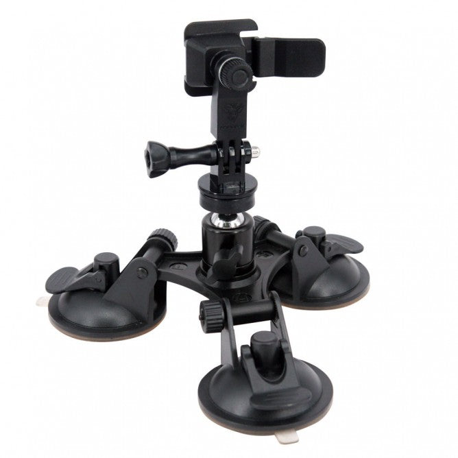 Triple Suction Cup Mount | Type-T For Tablet | X76T