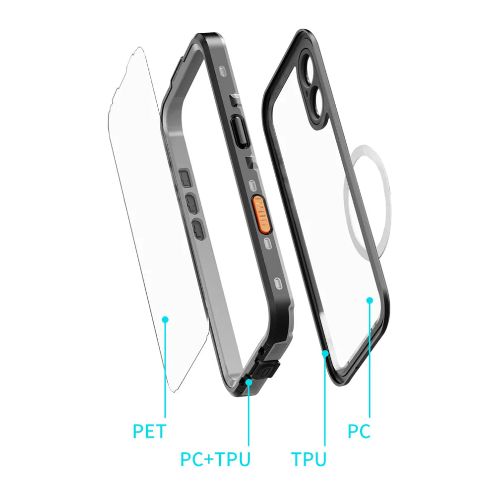 AMN-IPH-17 | iPhone 17 | IP68 Waterproof Case & Magnetic Case