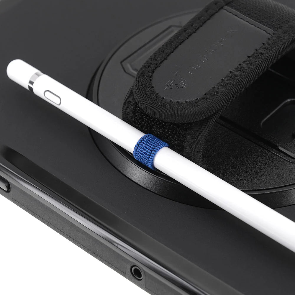 RIN-SS-X930 | Samsung Galaxy Tab S11 Ultra SM-X930 / X936 | Rainproof military grade rugged case with hand strap and kick-stand