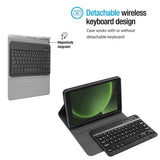 Samsung Galaxy Tab Active5 SM-X306B / Tab Active3 SM-T570 SM-T575 SM-T577 | Detachable Keyboard Case with PU leather Folio Cover | HKV-SS-X306 — view 2