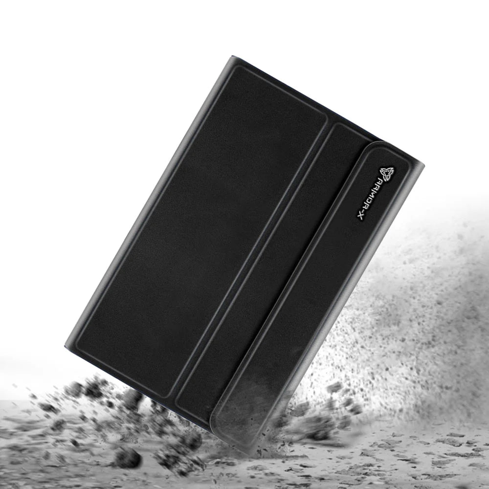 Samsung Galaxy Tab Active5 SM-X306B / Tab Active3 SM-T570 SM-T575 SM-T577 | Detachable Keyboard Case with PU leather Folio Cover | HKV-SS-X306