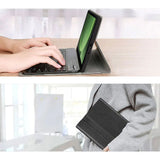 Samsung Galaxy Tab Active5 SM-X306B / Tab Active3 SM-T570 SM-T575 SM-T577 | Detachable Keyboard Case with PU leather Folio Cover | HKV-SS-X306 — view 5