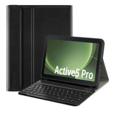 Samsung Galaxy Tab Active5 Pro (10.1-inch) SM-X350 SM-X356 SM-X358 / Active4 Pro / Active Pro | Detachable Keyboard Case with PU leather Folio Cover | HKV-SS-X350 — view 1