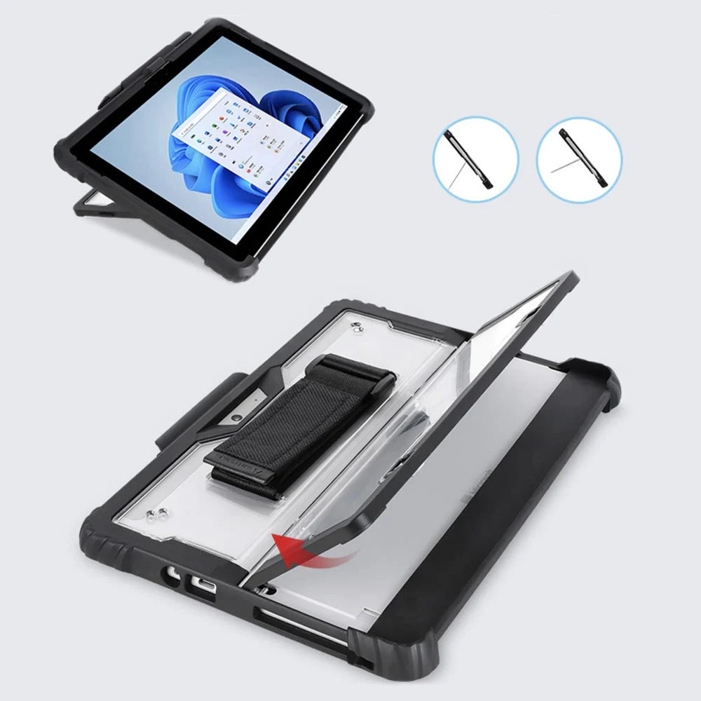 KSN-MS-SFPR9 | Microsoft Surface Pro 11 / 10 / 9 | Protective Rugged Case with Pen Holder