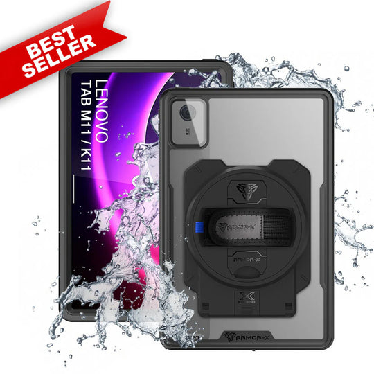 Lenovo Tab M11 / K11 TB330 | IP68 Waterproof, Shock & Dust Proof Case With X-DOCK Modular Eco-System | MAN-LN-M11