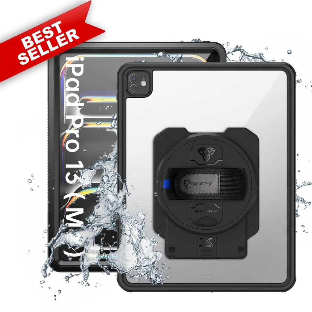 MAN-iPad-PR10 | iPad Pro 13 (M4) / (M5) | IP68 Waterproof, Shock & Dust Proof Case