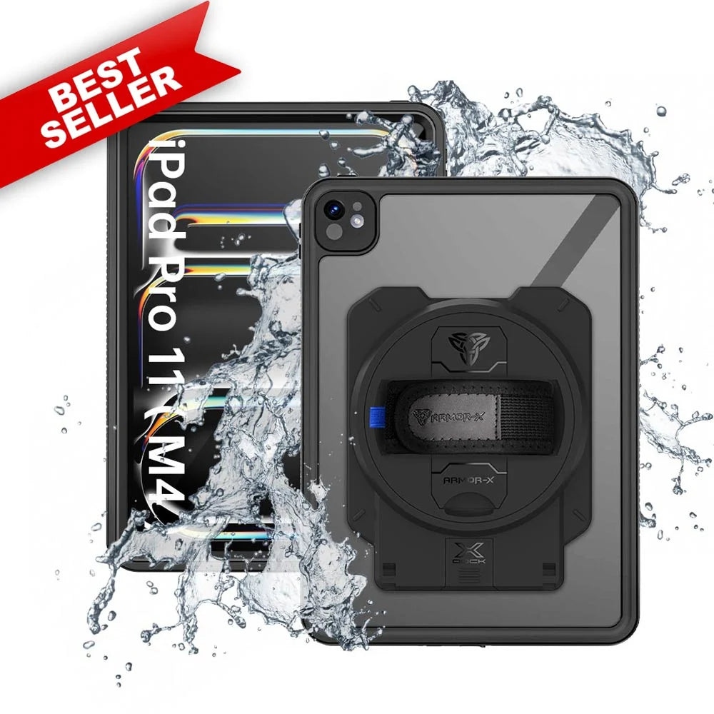 MAN-iPad-PR11 | iPad Pro 11 (M4) / (M5) | IP68 Waterproof, Shock & Dust Proof Case