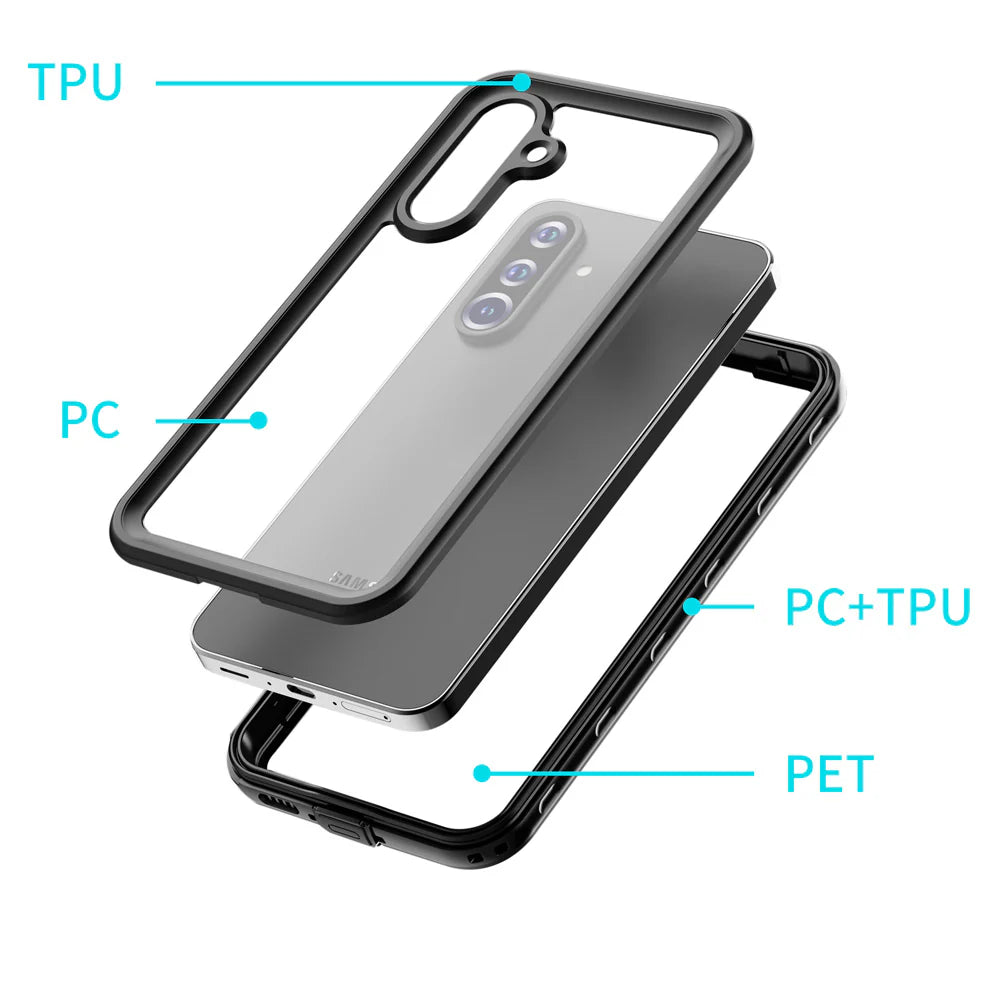 MN-SS25-A565G | Samsung Galaxy A56 5G SM-A566 Waterproof Case | IP68 Shock & Water Proof Cover