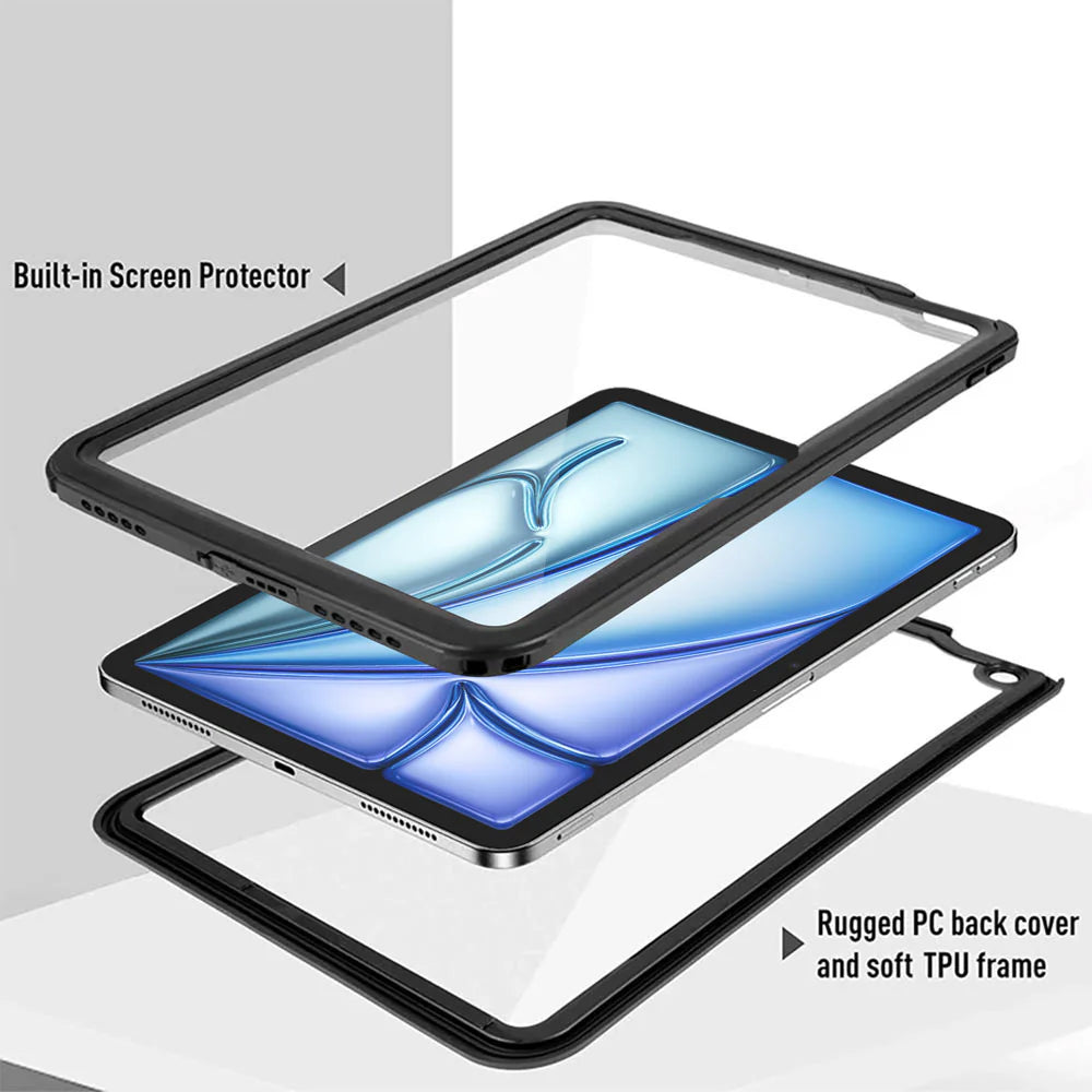 iPad Air 11 ( M2/M3 ) | IP68 Waterproof, Shock & Dust Proof Case | MN-iPad-A5