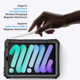 iPad mini 6/7 | IP68 Waterproof, Shock & Dust Proof Case W/ Hand Strap, Kickstand & X-mount Supports Apple Pencil 2 Wireless Charging | MXS-IPAD-M6 — view 4