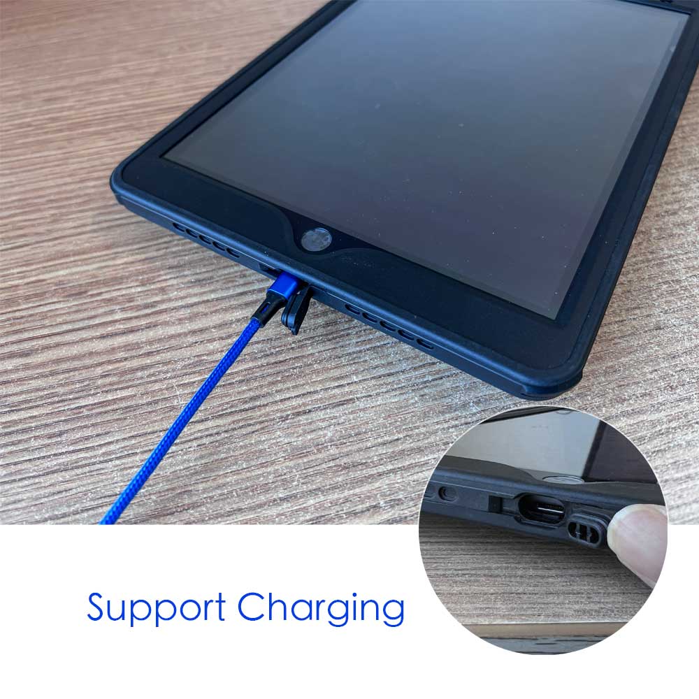 iPad mini 6/7 | IP68 Waterproof, Shock & Dust Proof Case W/ Hand Strap, Kickstand & X-mount Supports Apple Pencil 2 Wireless Charging | MXS-IPAD-M6