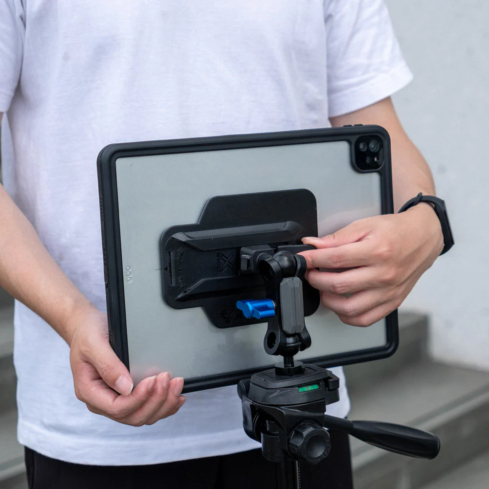 iPad Pro 13 ( M4/M5 ) | IP68 Waterproof, Shock & Dust Proof Case With Handstrap & Kickstand & X-Mount | MXS-iPad-PR10