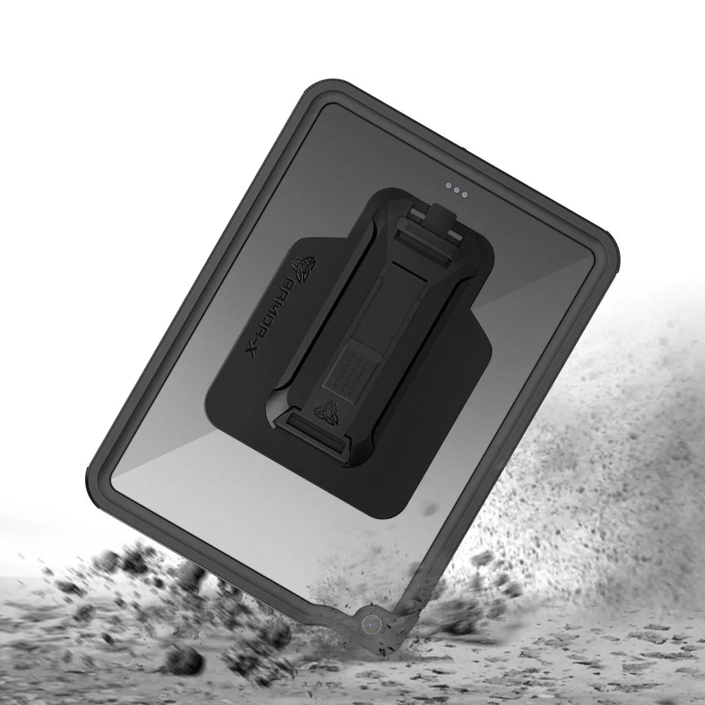 iPad Air 13 ( M2/M3 ) | IP68 Waterproof, Shock & Dust Proof Case With Handstrap & Kickstand & X-Mount | MXS-iPad-A6