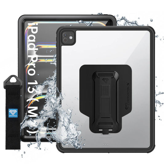 MXS-iPad-PR10 | iPad Pro 13 ( M4 ) | IP68 Waterproof, Shock & Dust Proof Case With Handstrap & Kickstand & X-Mount