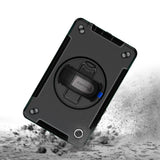 Samsung Galaxy Tab A11 ( 8.7" ) SM-X133 / SM-X135 | Rainproof military grade rugged case with hand strap and kick-stand | RIN-SS-X135 — view 3