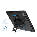iPad Air 4 2020 / iPad Air 5 2022 | Rainproof military grade rugged case with hand strap & kick-stand & pen holder | RIN-iPad-A4 — view 7