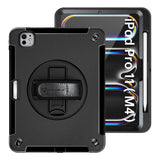 iPad Pro 11 ( M4/M5 ) | Rainproof military grade rugged case with hand strap & kick-stand (built-in screen protector) | RIN-IPAD-PR11 — view 2