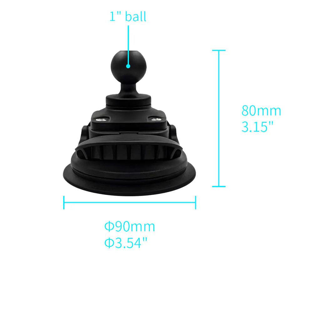 Strong Suction Cup Universal Mount | Design for iPad, Galaxy Tab & Tablet | P23UT