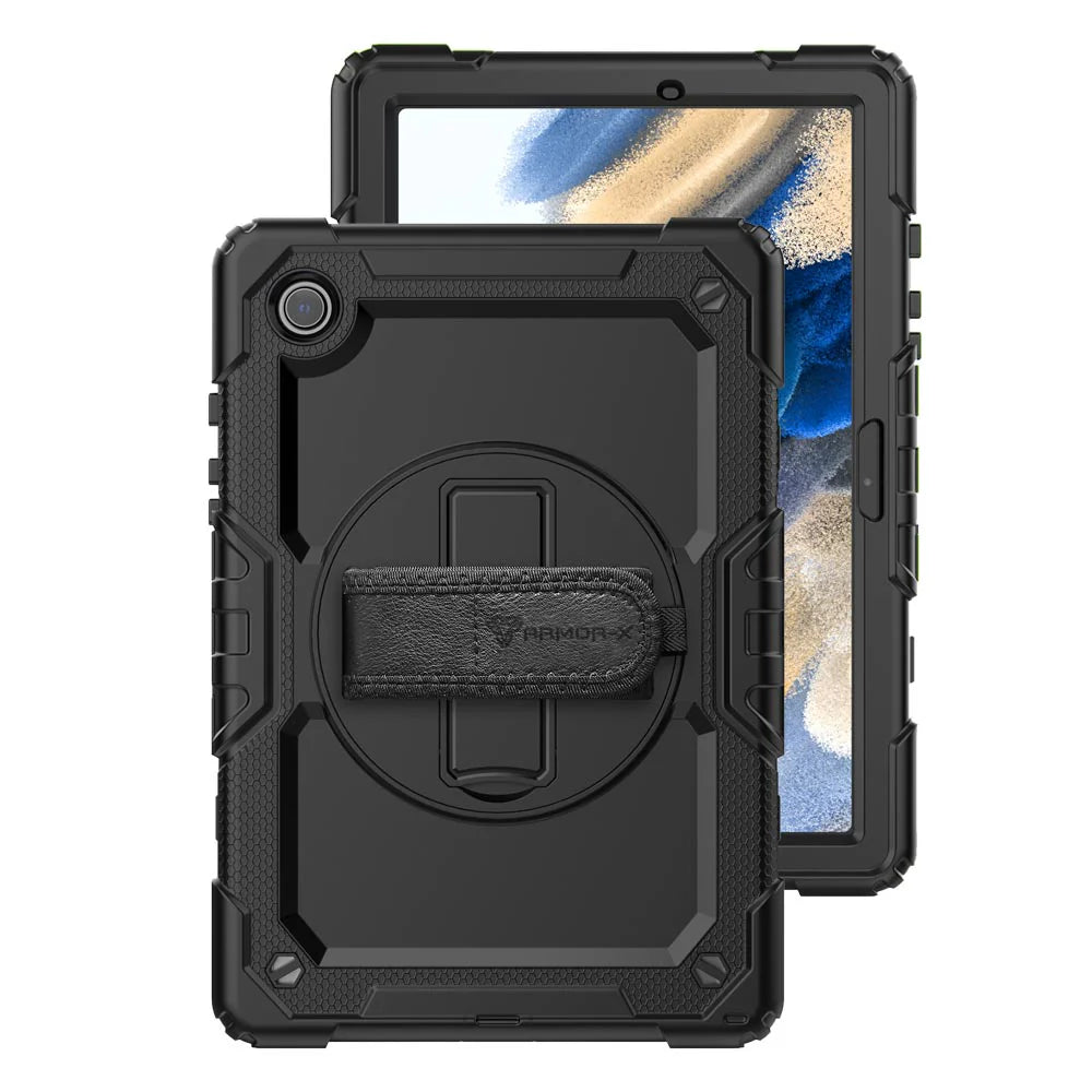 Samsung Galaxy Tab A8 (X200/X205) | Rugged Case with Strap & Kickstand | GEN-SS-X205