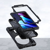 Samsung Galaxy Tab Active 3 T570 T575 T577 | Ultra 3 layers shockproof rugged case with hand strap & kick-stand & pen holder | JLN-SS-T570 — view 7
