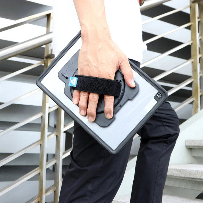 iPad Pro 12.9 ( 3rd Gen. ) 2018 | IP68 Waterproof, Shock & Dust Proof Case With Handstrap & Kickstand | MUN-A11S