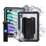 iPad mini 6/7 | IP68 Waterproof, Shock & Dust Proof Case W/ Hand Strap, Kickstand & X-mount Supports Apple Pencil 2 Wireless Charging | MXS-IPAD-M6 — view 1