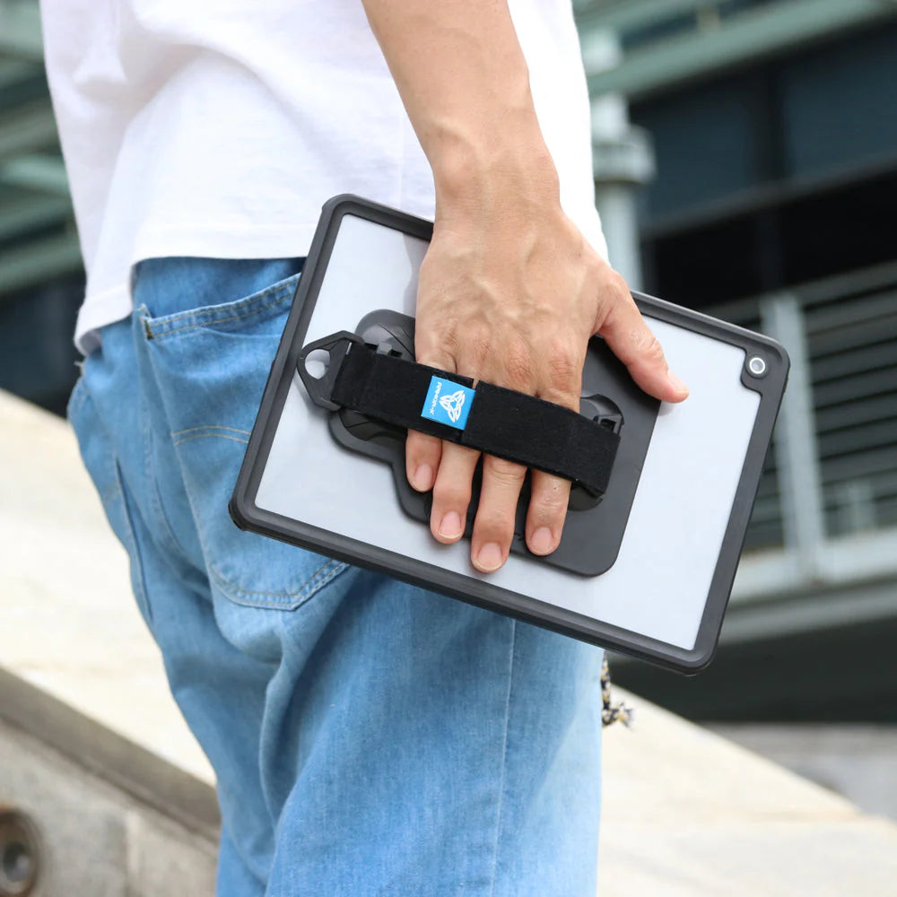 MXS-iPad-A6 | iPad Air 13 ( M2/M3 ) | IP68 Waterproof, Shock & Dust Proof Case With Handstrap & Kickstand & X-Mount
