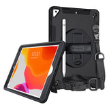 iPad 10.2 (7TH & 8TH GEN.) 2019 / 2020 | Rainproof military grade rugged case with hand strap and kick-stand | RIN-iPad-N3S — view 2