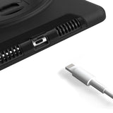 iPad 10.2 (7TH & 8TH GEN.) 2019 / 2020 | Rainproof military grade rugged case with hand strap and kick-stand | RIN-iPad-N3S — view 4
