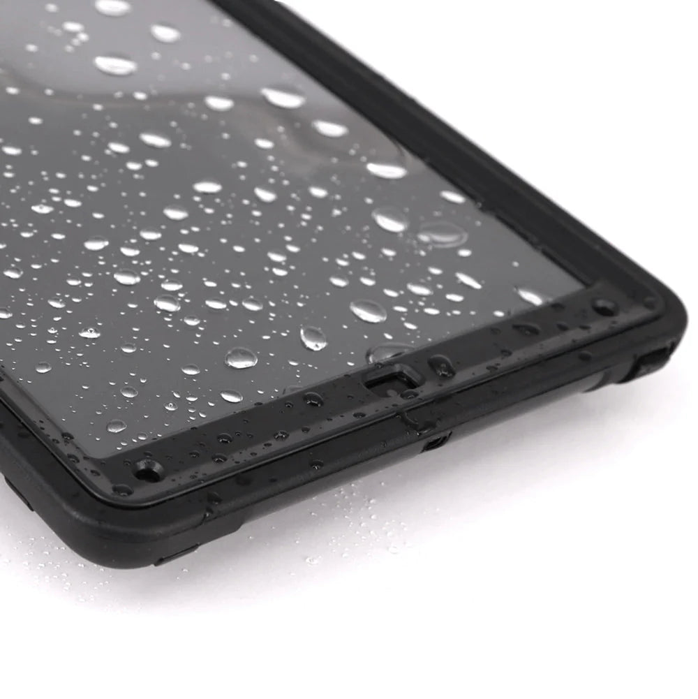 RIN-IPAD-PR11 | iPad Pro 11 ( M4 ) | Rainproof military grade rugged case with hand strap & kick-stand (built-in screen protector)