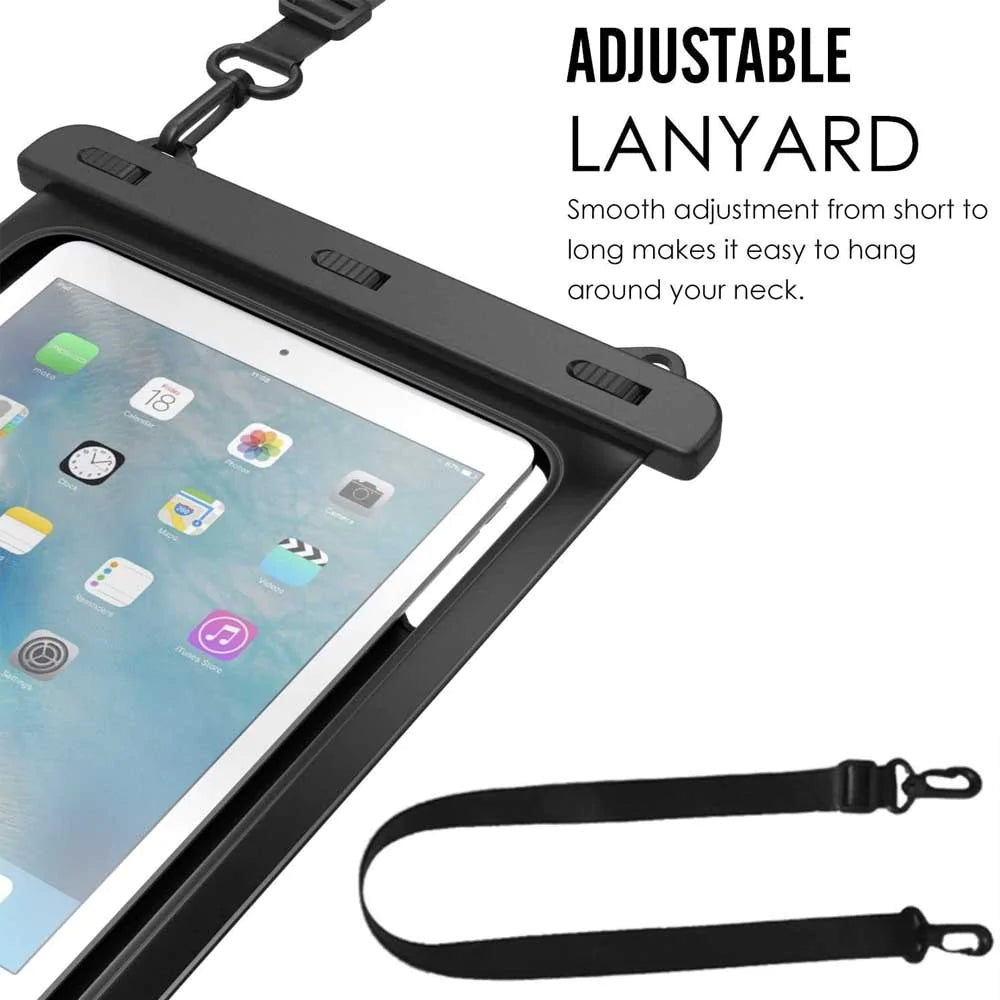 AG-W13 | IPX8 Waterproof Universal Case for iPad / Tablet Up to 12 Inches