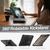Samsung Galaxy Tab S8 Ultra SM-X900 / X906 | Rainproof military grade rugged case with hand strap and kick-stand | GEN-SS-X900 — view 4