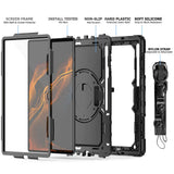 Samsung Galaxy Tab S8 Ultra SM-X900 / X906 | Rainproof military grade rugged case with hand strap and kick-stand | GEN-SS-X900 — view 5