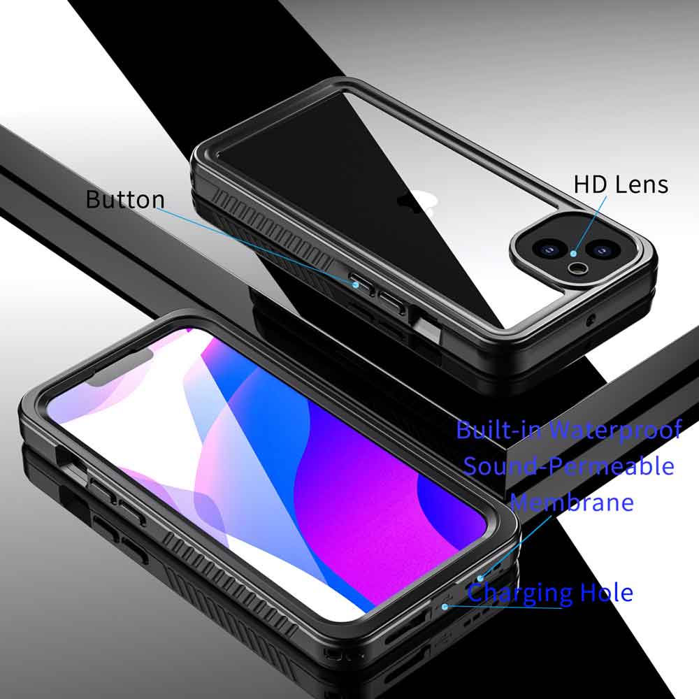 MN-IPH-13 | iPhone 13 | Waterproof Case IP68 Shock & Water Proof Cover