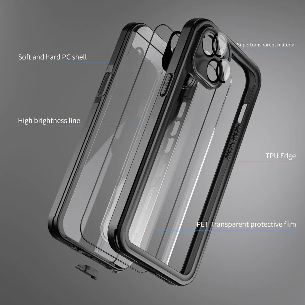 MN-IPH-14 | iPhone 14 | Waterproof Case IP68 Shock & Water Proof Cover