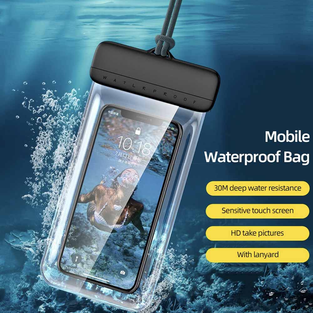 Universal Waterproof Phone Case | IPX8 Rated for Swimming, Boating & Snorkeling | AG-W11