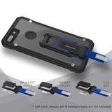 GX-IPH-11-BK | iPhone 11 Case 6.1 | Ultra Slim Hyper Shockproof Case w/ X-Mount & Carabiner -Black