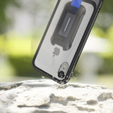 iPhone Xr Case | 2-Layer Shock-Absorption Drop Protection Case W/ Key Mount & Carabiner -Black | DX-IPHXR-BK — view 2